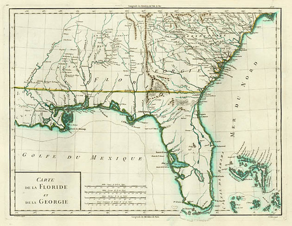 77-South and Southeast Map By Pierre Antoine Tardieu