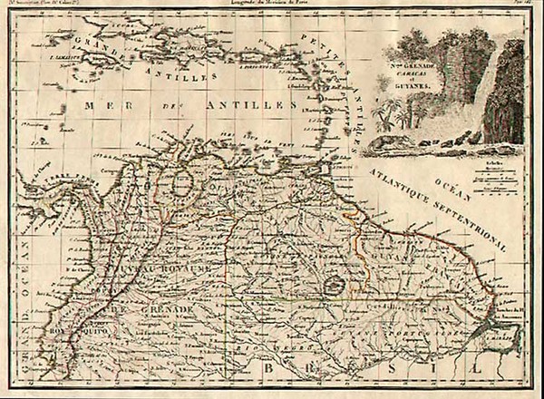 12-South America Map By Conrad Malte-Brun