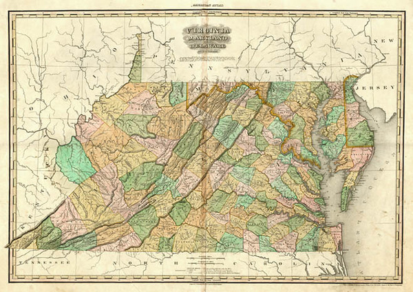 44-Mid-Atlantic and Southeast Map By Henry Schenk Tanner
