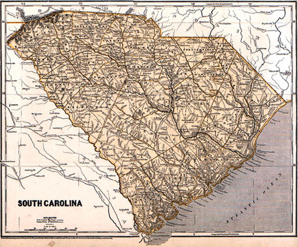 45-Southeast Map By Sidney Morse  &  Samuel Breese