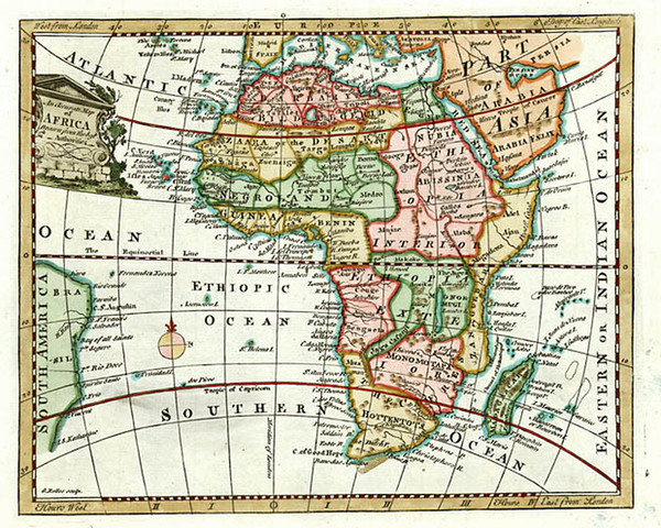 22-Africa and Africa Map By William Guthrie