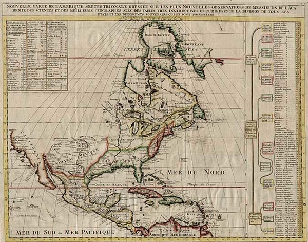 27-North America Map By Henri Chatelain