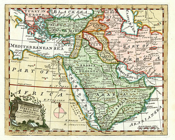 72-Asia, Central Asia & Caucasus, Middle East, Turkey & Asia Minor and Russia in Asia Map 