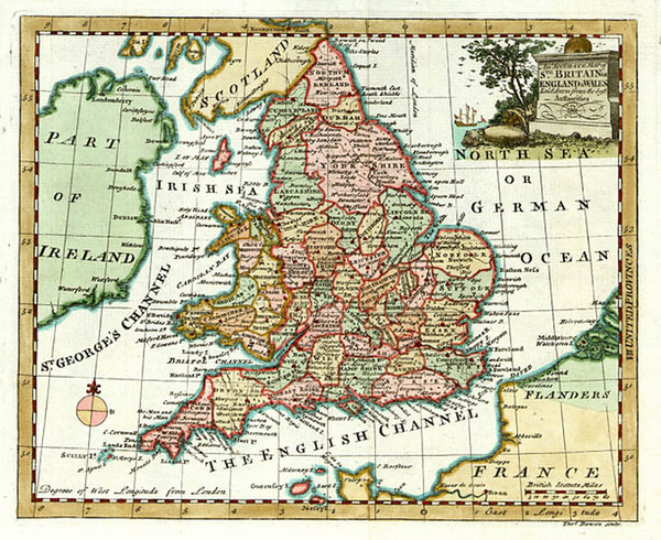 6-Europe and British Isles Map By William Guthrie