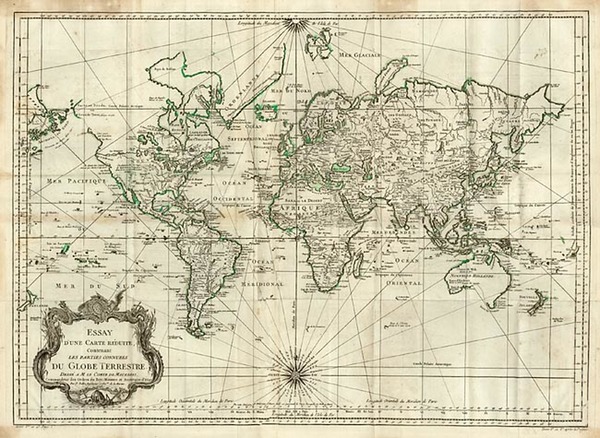 58-World, World, Australia & Oceania, Australia, Oceania and New Zealand Map By Jacques Nicola