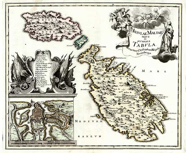 74-Europe, Mediterranean, Africa and Balearic Islands Map By Christopher Weigel