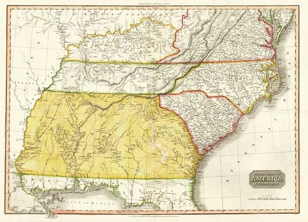 98-South, Southeast, Midwest and Plains Map By John Pinkerton