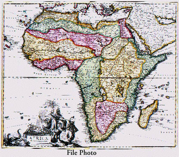 47-Africa and Africa Map By Peter Schenk