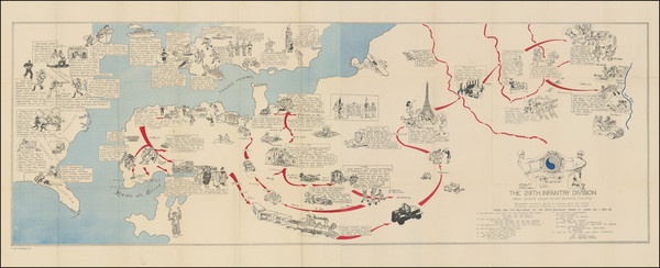 1-Europe, France, World War II and Germany Map By 669th Engineer Topographical Company