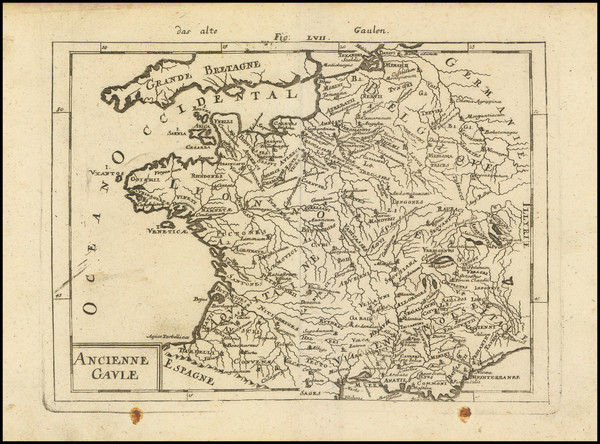 91-France Map By Pierre Du Val / Johann Hoffmann