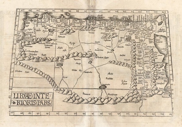 79-Africa and North Africa Map By Lorenz Fries