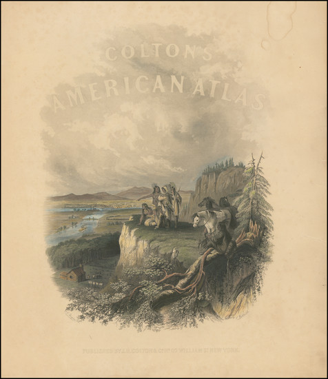 46-Title Pages Map By Joseph Hutchins Colton