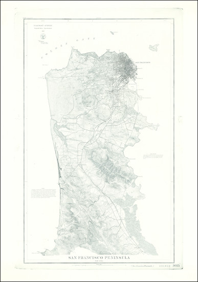 49-San Francisco & Bay Area Map By U.S. Coast Survey