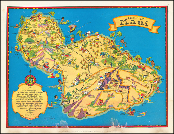 62-Hawaii, Hawaii and Pictorial Maps Map By Ruth Taylor White