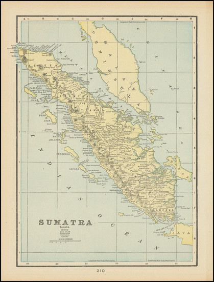 53-Singapore, Indonesia and Malaysia Map By George F. Cram