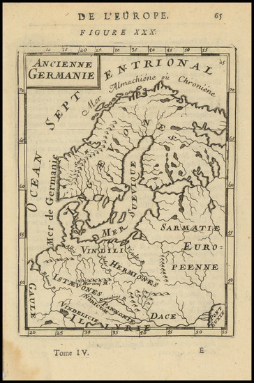 1-Europe, Scandinavia and Germany Map By Alain Manesson Mallet