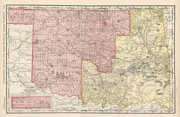 85-Plains Map By Rand McNally & Company