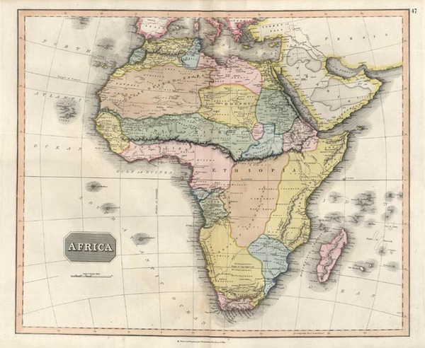 38-Africa and Africa Map By John Thomson