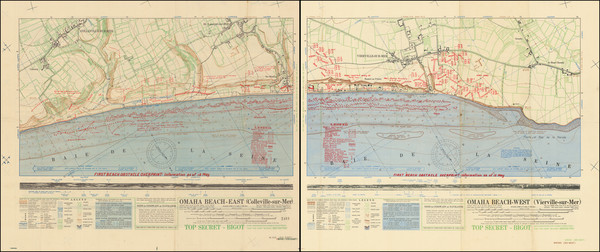 24-France and World War II Map By Commander Task Force 122