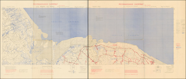 80-World War II and Nord et Nord-Est Map By Geographical Section, War Office (UK)