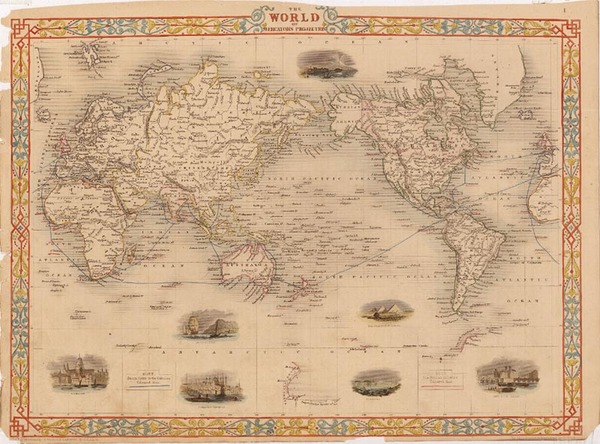 30-World and World Map By John Tallis