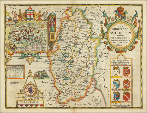 83-British Isles Map By John Speed