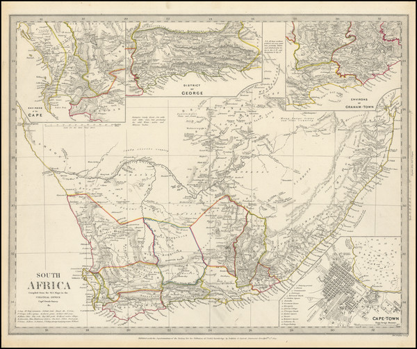 97-South Africa Map By SDUK