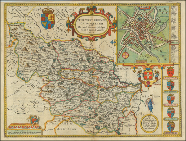 11-British Counties Map By John Speed