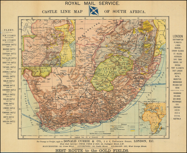 4-South Africa Map By Anonymous