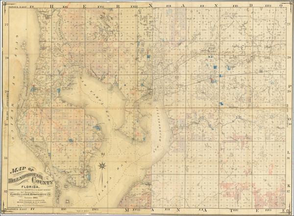 12-Florida Map By J. J. Treveres