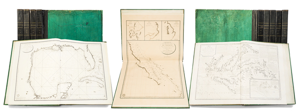 6-Atlases Map By Depot de la Marine