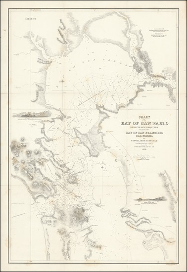 79-San Francisco & Bay Area Map By Cadwalader Ringgold