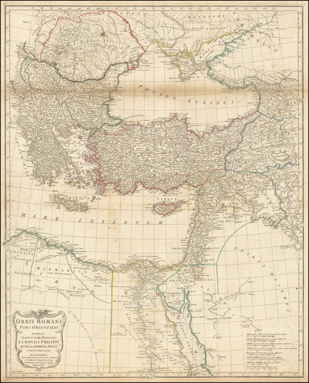 13-Turkey, Mediterranean, Turkey & Asia Minor and Greece Map By Jean-Baptiste Bourguignon d'An