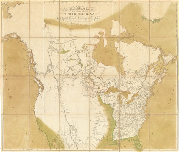 60-United States and North America Map By Aaron Arrowsmith