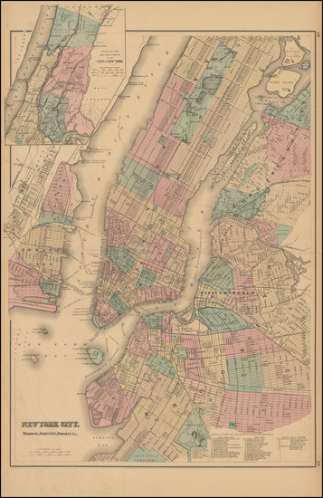 79-New York City Map By OW Gray