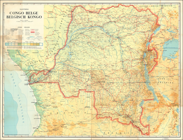 56-West Africa Map By P. Mantnieks