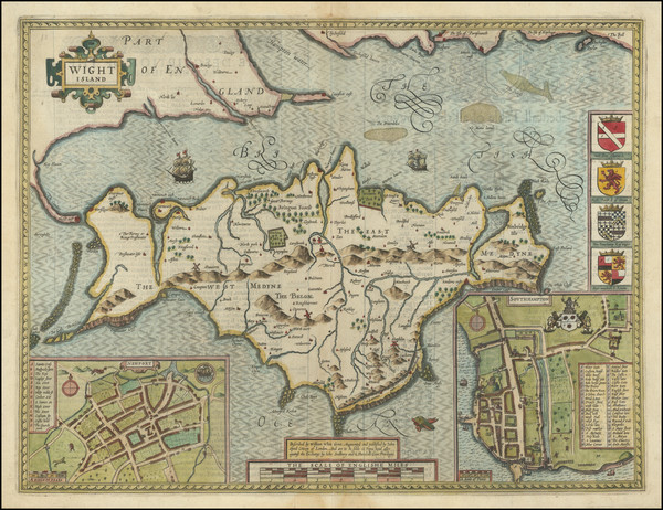 45-British Isles Map By John Speed
