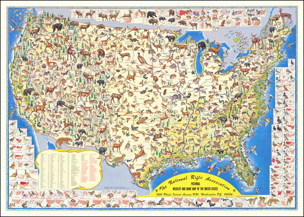 33-United States and Pictorial Maps Map By Shorewood Reproductions Inc.