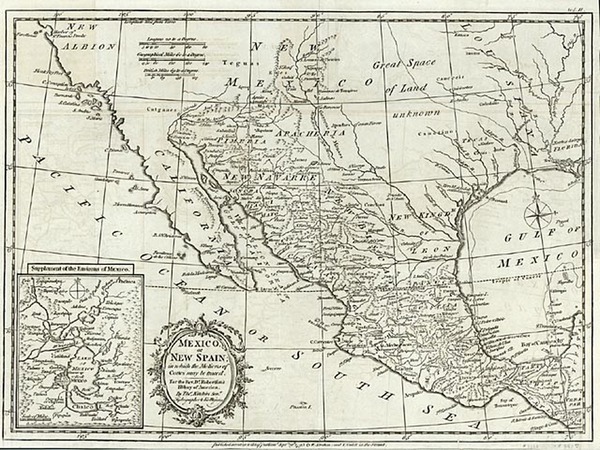 53-Texas, Southwest, Mexico and Baja California Map By Thomas Kitchin