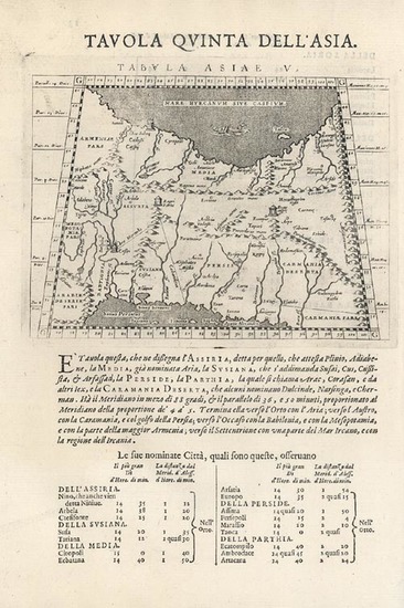 58-Europe, Asia, Central Asia & Caucasus and Turkey & Asia Minor Map By Giovanni Antonio M