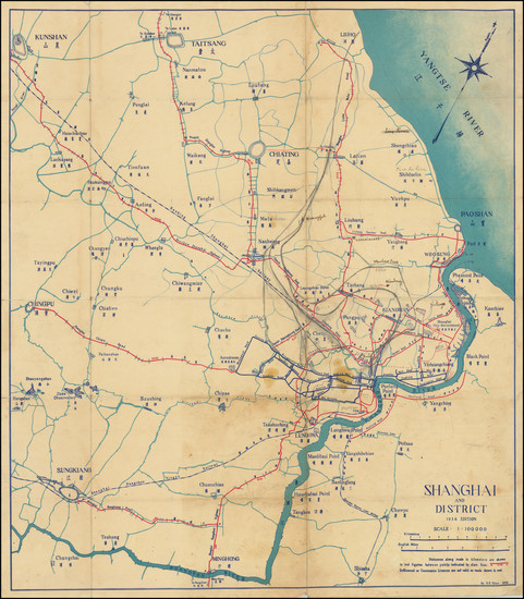 9-China Map By S. E. Faber