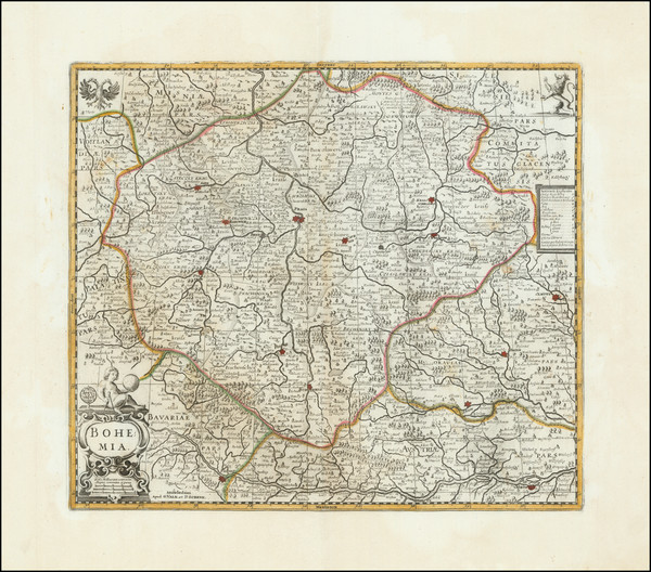 35-Czech Republic & Slovakia Map By Valk & Schenk