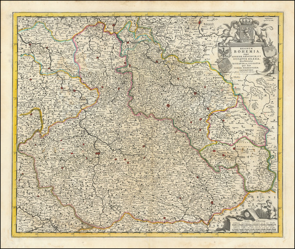 0-Poland and Czech Republic & Slovakia Map By Covens & Mortier