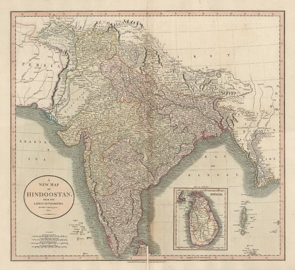 42-Asia, India and Central Asia & Caucasus Map By John Cary