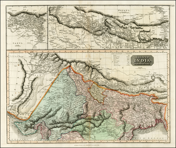 54-Asia, India and Central Asia & Caucasus Map By John Thomson