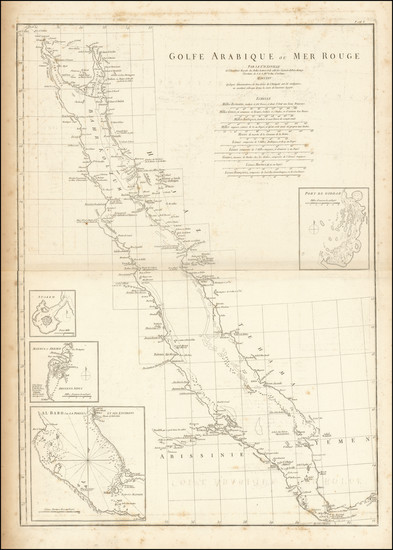 97-Egypt Map By Jean-Baptiste Bourguignon d'Anville