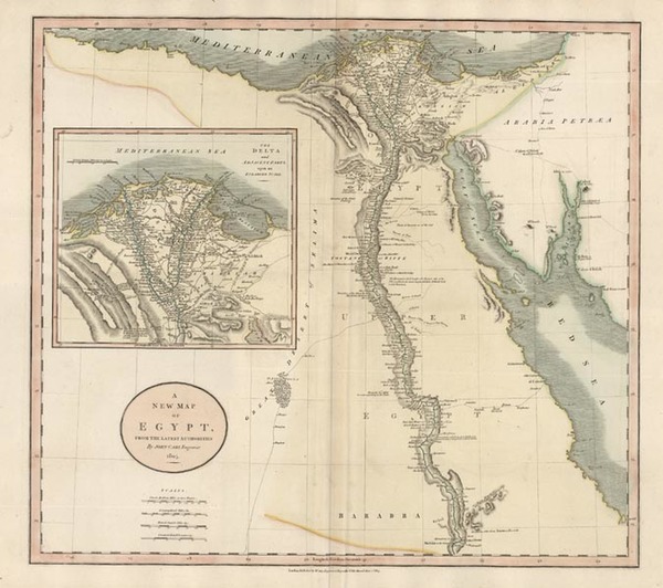 19-Asia, Middle East, Africa and North Africa Map By John Cary