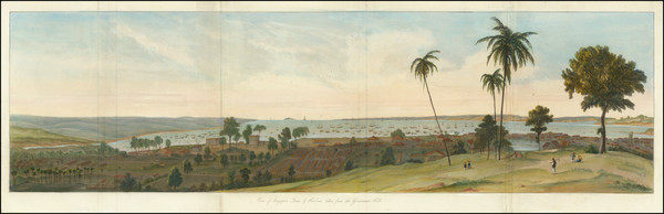 26-Singapore Map By William Daniell