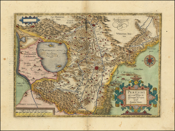 0-Northern Italy Map By Abraham Ortelius