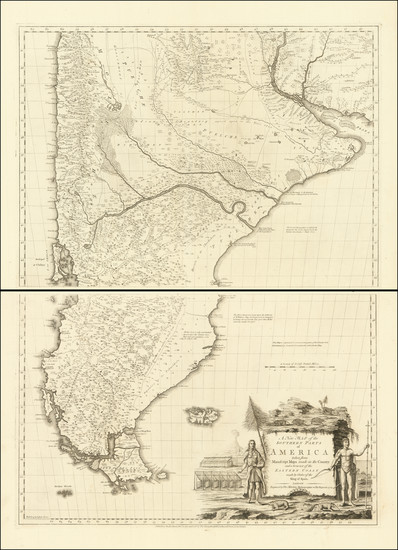 8-South America, Argentina and Chile Map By Thomas Kitchin